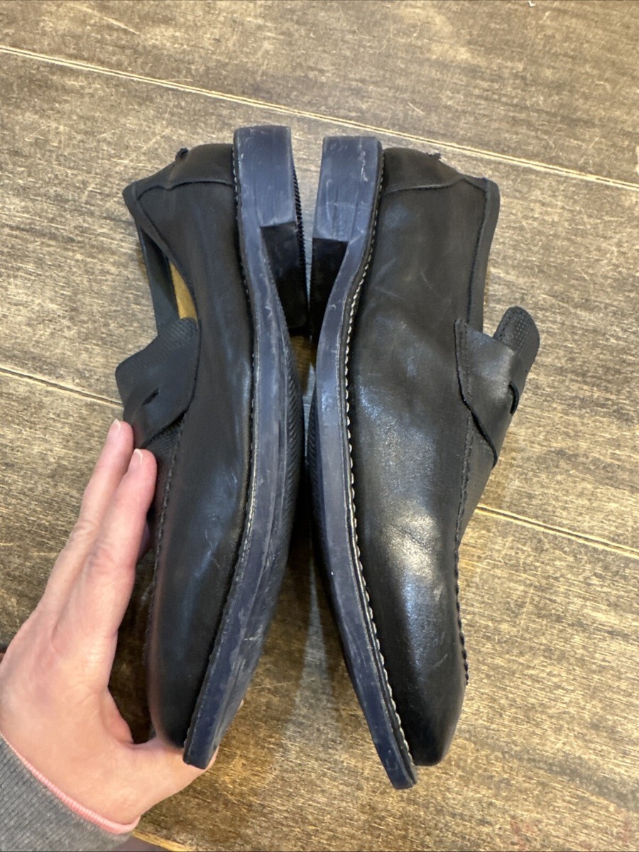 SANDRO MOSCOLONI MAESTRO BLACK PENNY LOAFER Black Size 8  display picture 3