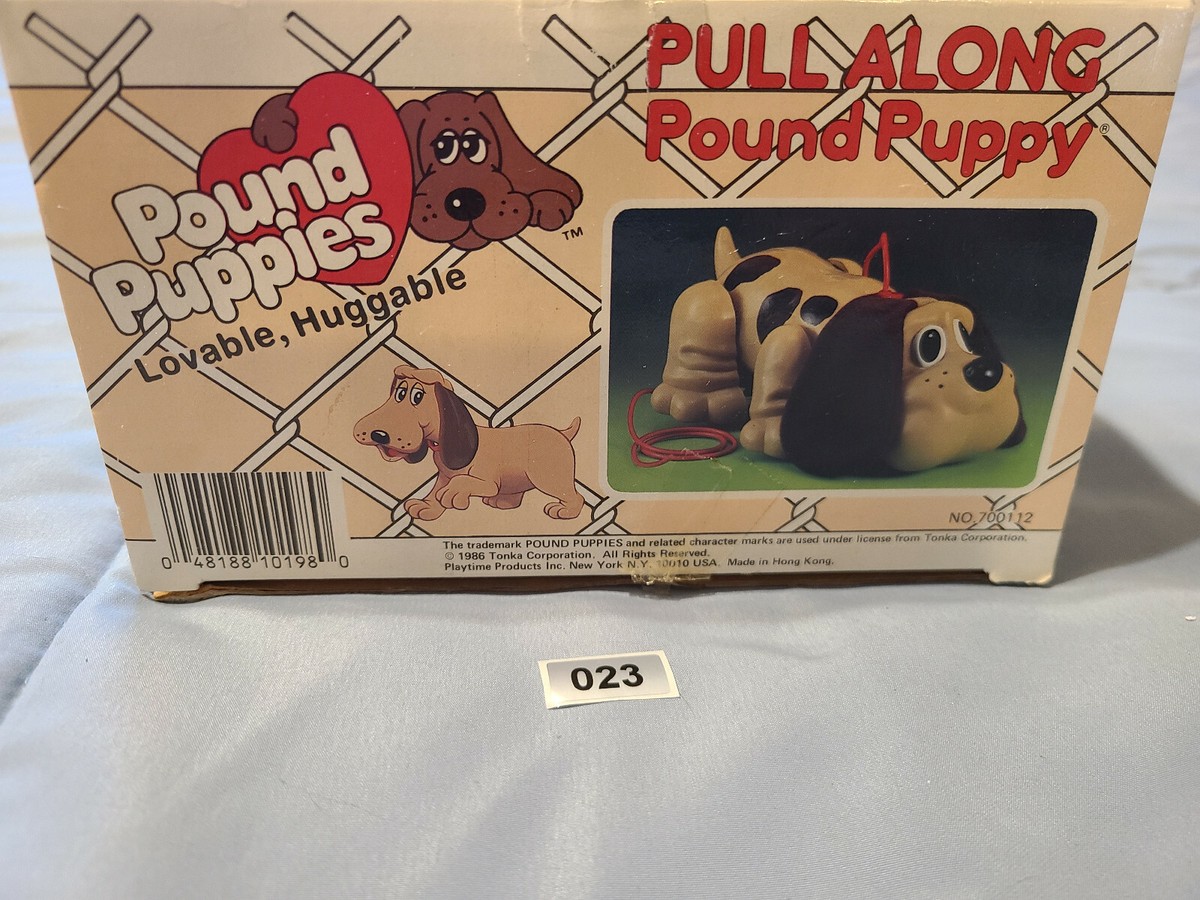 023 Vintage Pound Puppies Pull Along Playtime Products, Inc