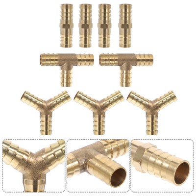 Brass Replacement Hose Connector Hose Coupler Air Hose Fitting Tee Coupling