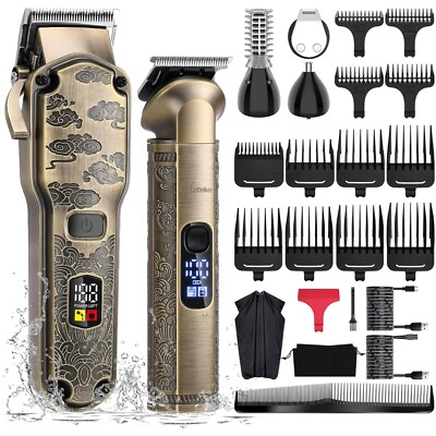 Haarschneidemaschine Profi Bartschneider Barttrimmer Haartrimmer Herren T-Kli...