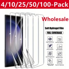 Wholesale Bulk Lot Hydrogel Screen Protector for Galaxy S25 Ultra S24 S23 S22