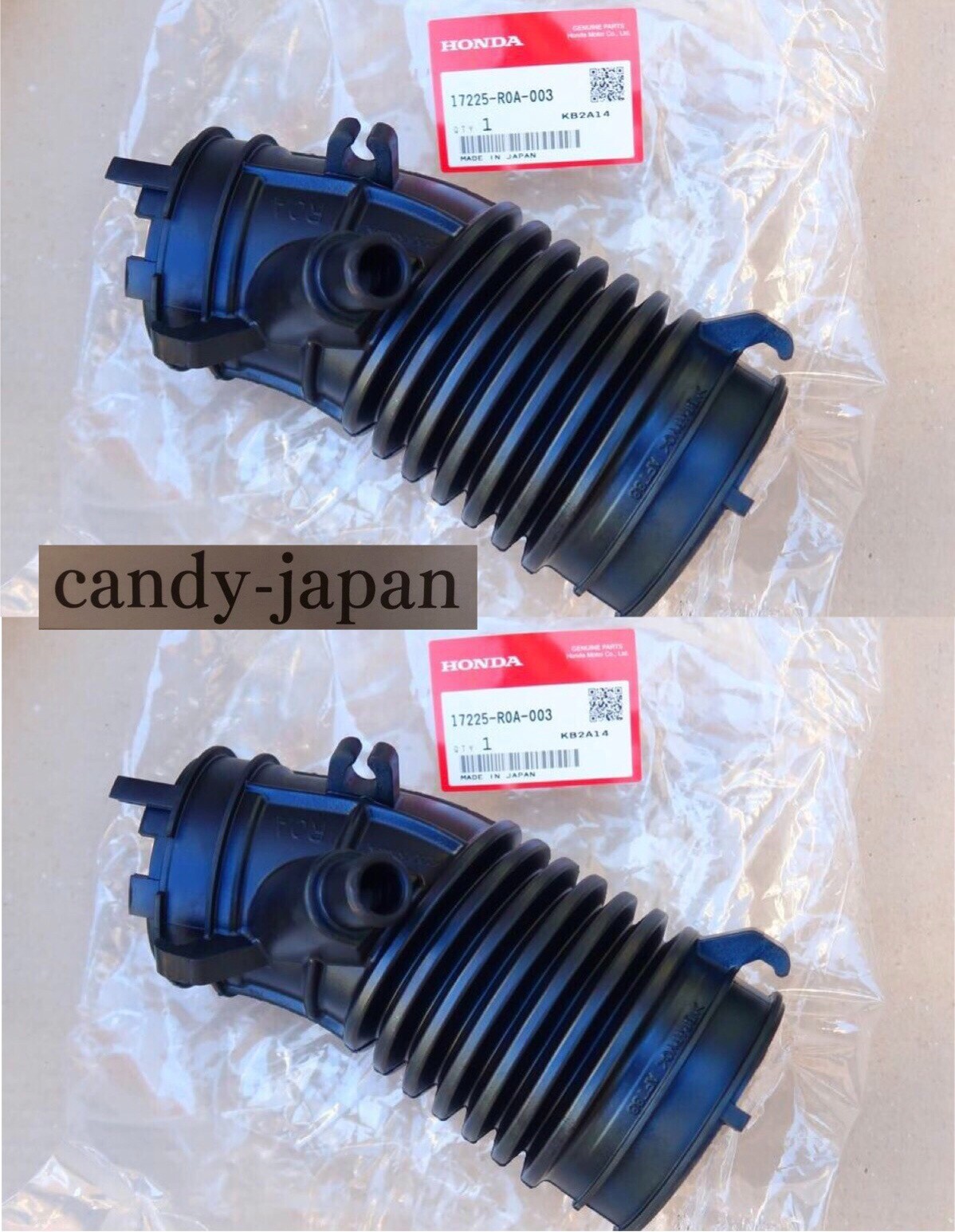 Honda Genuine Tube Air Flow Pipe Rubber 17225R0A003 2 Piece Set Step WGN Spada eBay