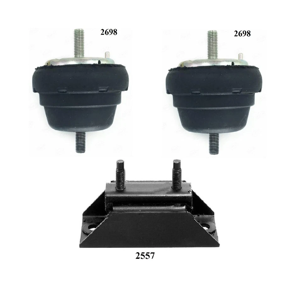 Montaje de motor y transmisión 3 piezas apto para Ford F150 1989-1993, F250, F350 4,9 L Foto 2 de 4