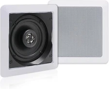 Herdio 5.25" Passive Wired Ceiling Speakers 160W 2-Way Wall Flush Mount Speakers