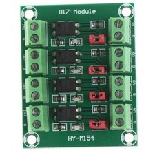 PC817 4-Channel Optocoupler Isolation Module 3.6-30V Phototransistor for Arduino