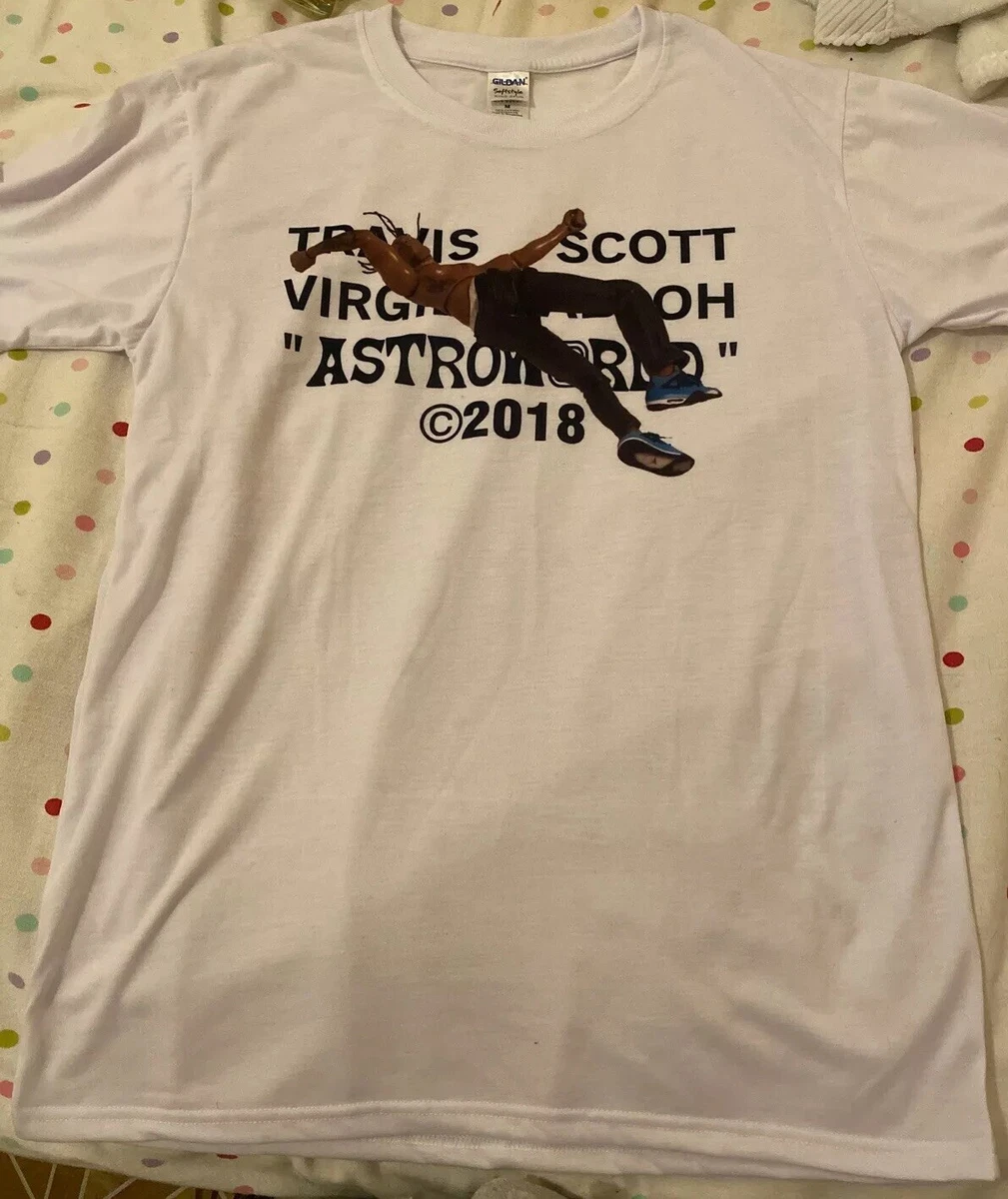 2018 Travis Scott & Virgil Abloh “ASTROWORLD” On A Gildan T