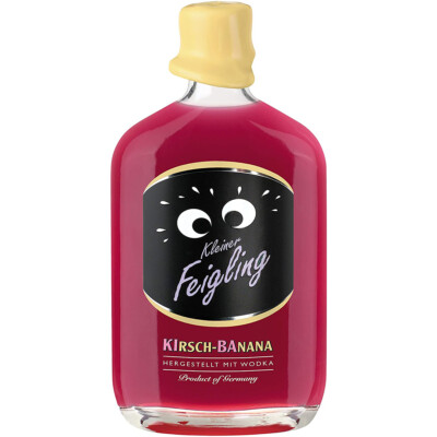 Kleiner Feigling Kirsch Banana Premium Likör Der Party Shot 500ml
