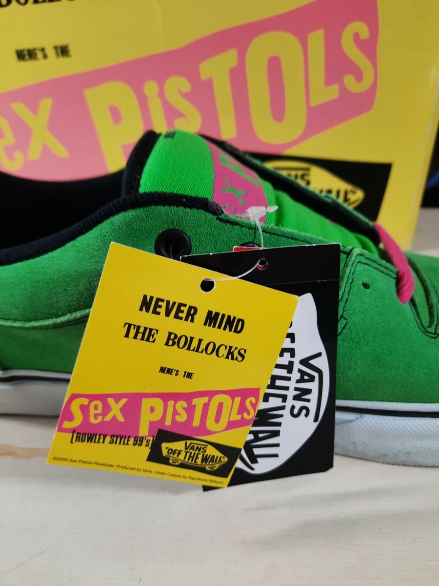 Vans Rowley Style 99's X Sex Pistols 11 Rare Ships FAST | eBay