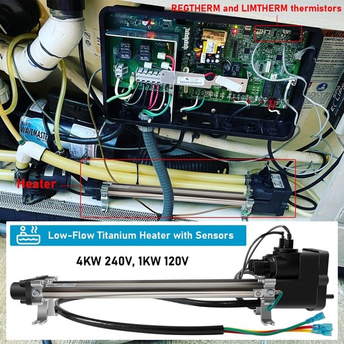 26-C3160-2S Doppelläufige Niederlauferhitzer Baugruppe 1,0/4,0 kW 120/240 Volt - Bild 3 von 10