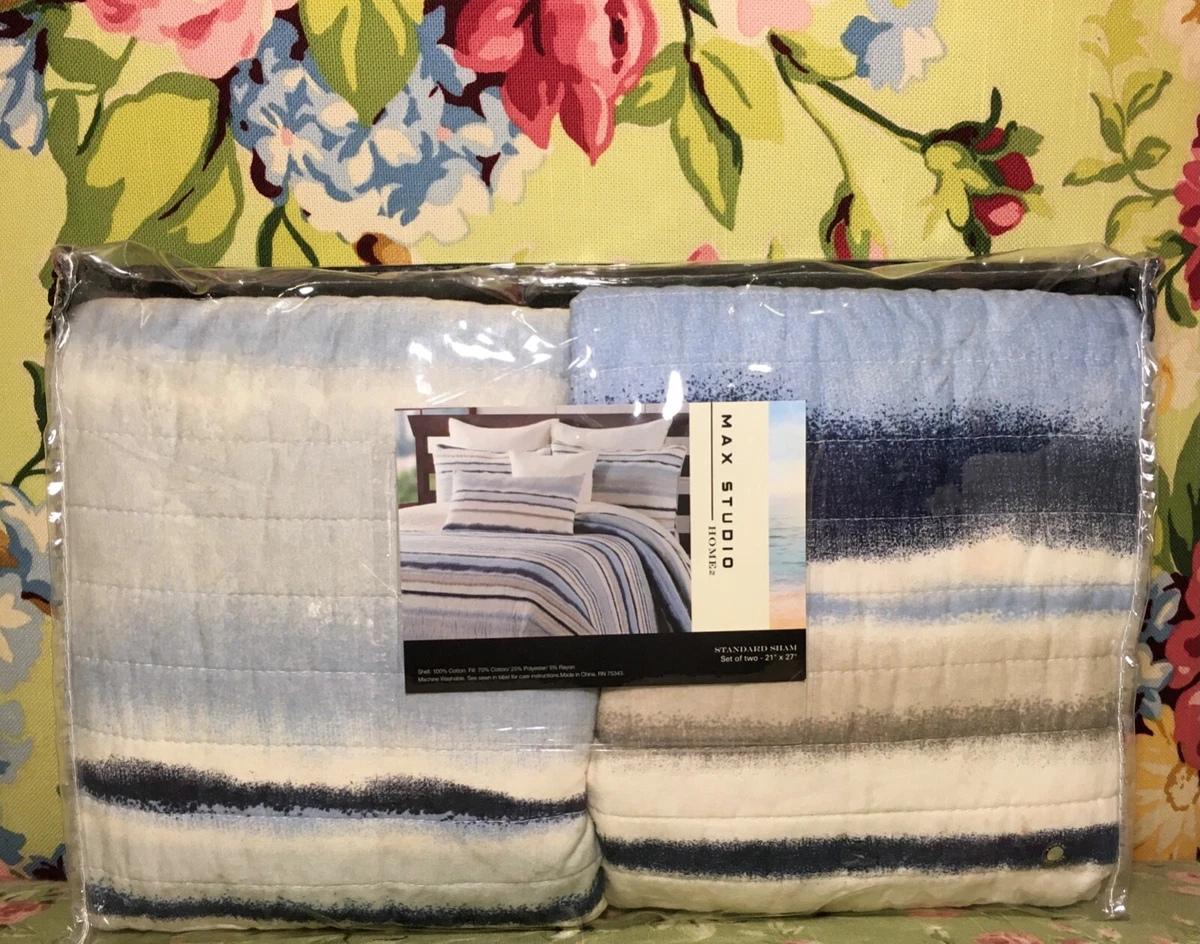 Max studio 2025 quilted pillow shams