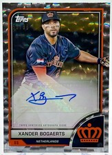 Xander Bogaerts 2023 Topps World Baseball Classic Icy Foil Parallel Auto SP /99