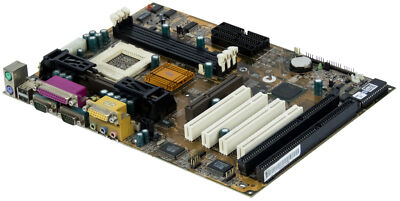 MAINBOARD ECS P6BXT-A+ SLOT 1 SOCKET 370 3x SDRAM 2x ISA 4x PCI ATX