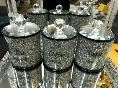 bling tea coffee sugar jars