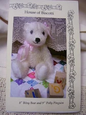 8" Mohair Baby Bear PATTERN 