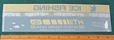 Icefishing Sticker Decal  Ice Fishing HT Enterprises Wisconsin WI Fishermen Fish