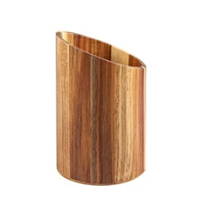 Acacia Wooden Utensil Holder for Kitchen Countertop – Large Acacia Kitchen Ut...