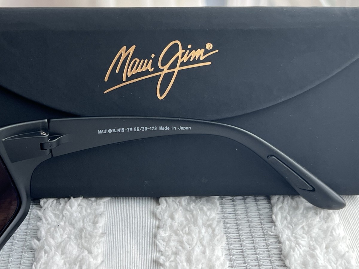 Maui Jim Haleakala MJ 419 2M Black Frame + HCL Bronze Polarized