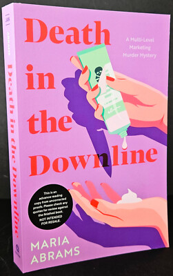 Death in the Downline, Maria Abrams, RARE Advance Readers Copy