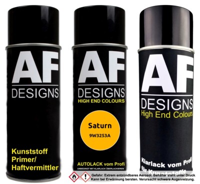 Kunststoff Spraydosen Set für Saturn 9W3253A Wheatland Yellow Stoßstange