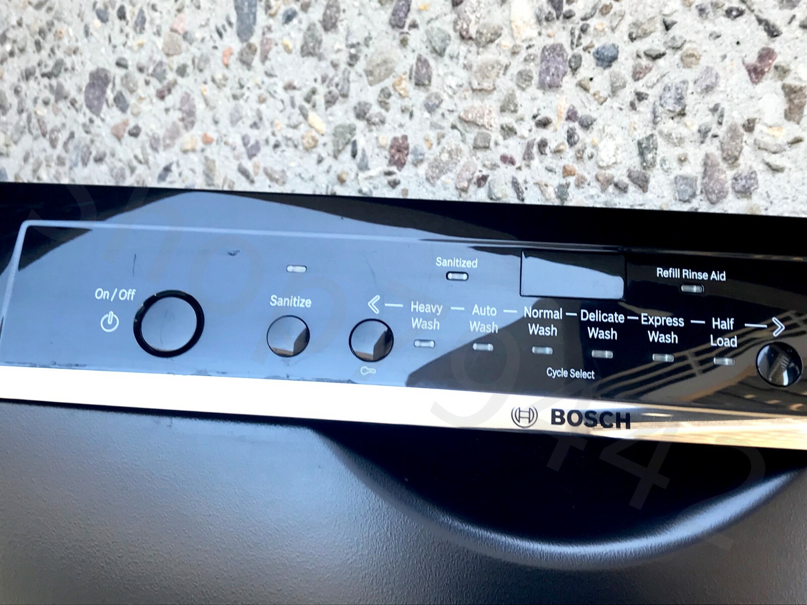 BOSCH Dishwasher Front DOOR Control Panel BLACK SHE3AR76UC/22 Parts