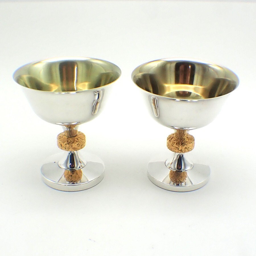 Mgoblets Pair of Goblets Lunt M-76 Silver Plated | eBay