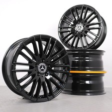 18Zoll Mercedes C-Klasse Original Alufelgen W206 S206 Felgen A2064014900 schwarz
