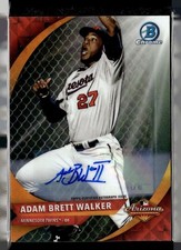 2016 BOWMAN CHROME ARIZONA FALL LEAGUE /199 AUTO ADAM BRETT WALKER TWINS