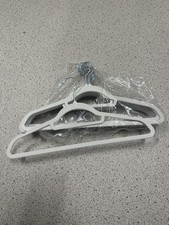 500 White velvet hangers new without tags