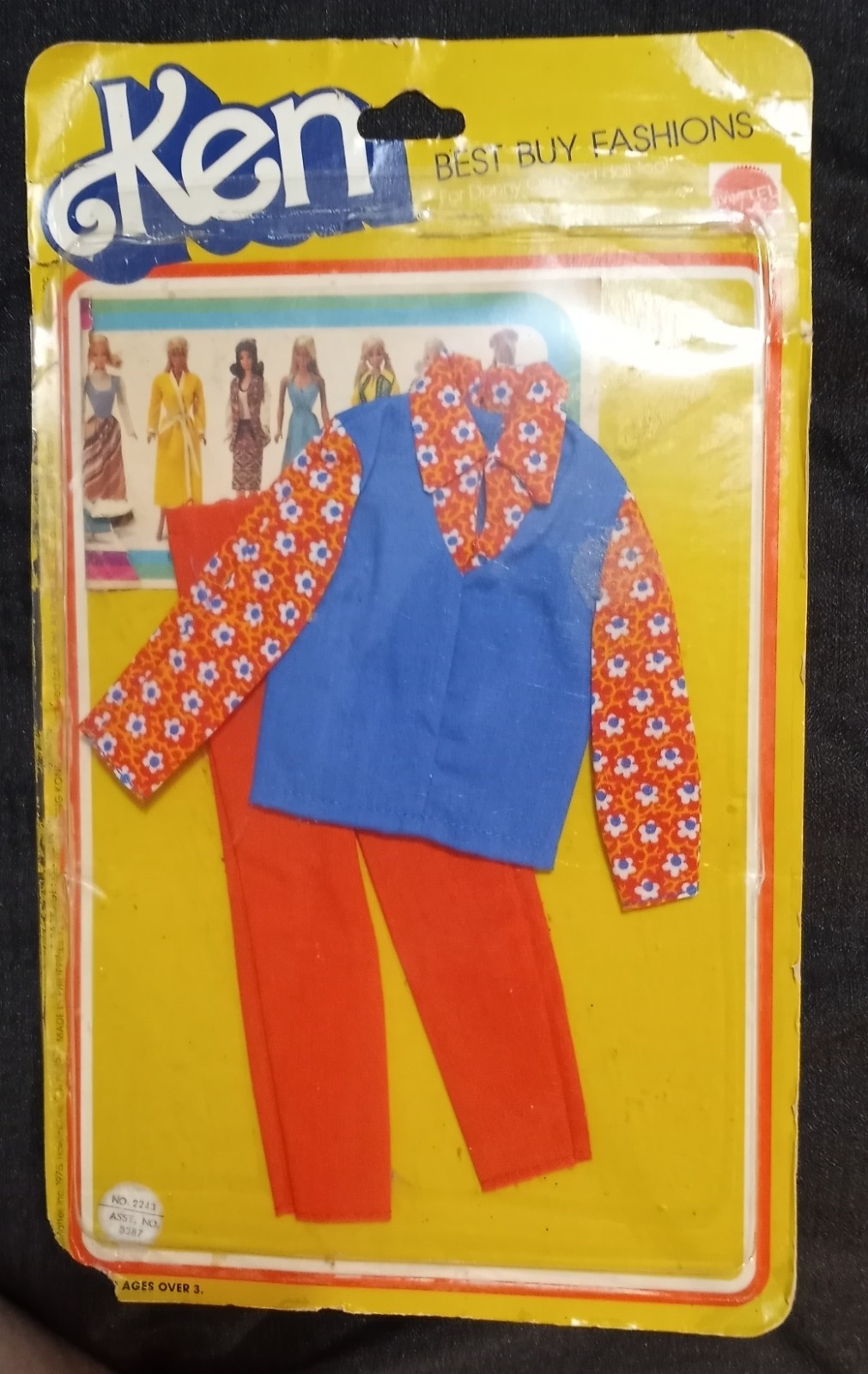Ropa Muñeca Ken Vintage Años 70 Best Buy Moda No. 2243 con embalaje original