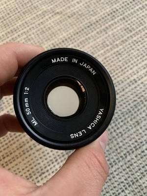 Yashica ML50mm F2 Lens CY mount - CY to Sony E Mount Adapter Included