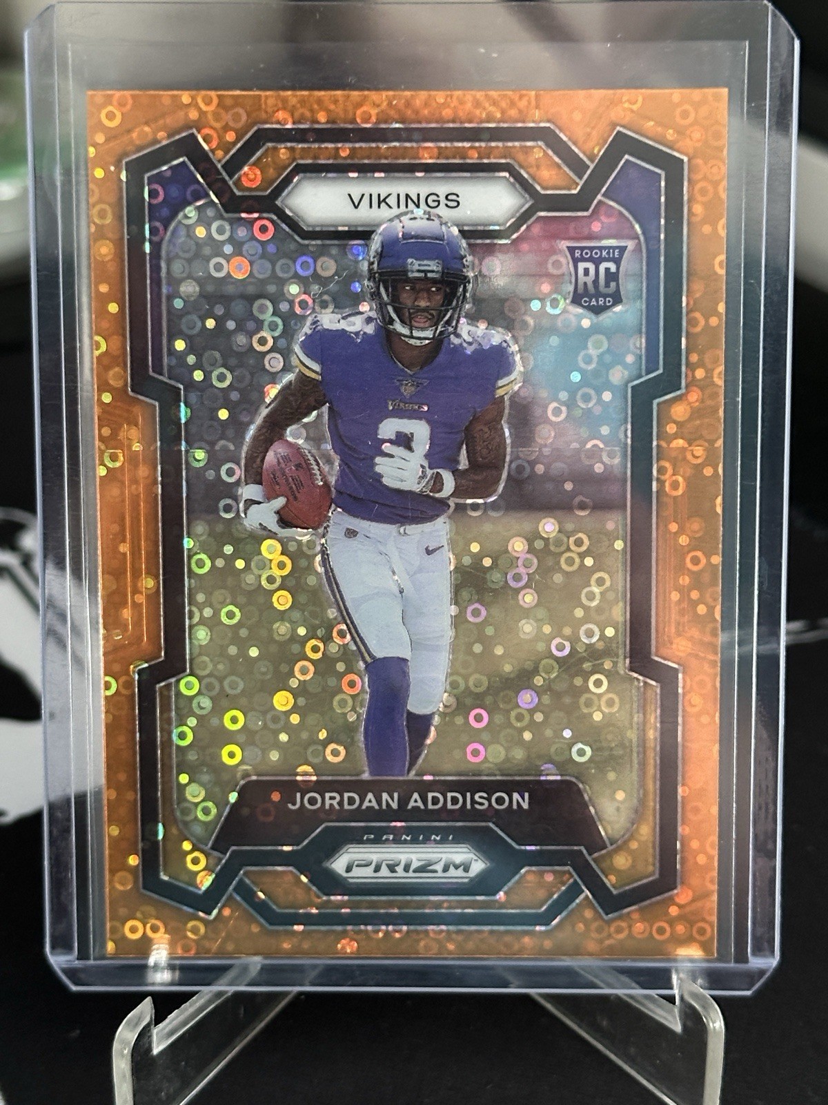 2023 Panini Prizm - Rookies Jordan Addison #368 Disco Prizm (RC)