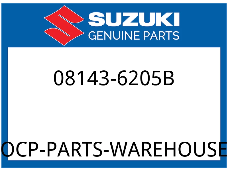 Suzuki OEM Part 08143-6205B BEARING,REAR WHEEL,L