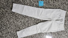 White Women's Denim Jeans Cotton Five-Pocket Button Zip Solid Light Wash
