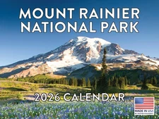 Mount Rainier Park Calendar 2026 Monthly Wall Calender 12 Month 12x18