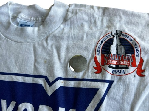 Vintage New York Rangers 1994 Stanley Cup Champions T-Shirt XL Made USA Salem - Bild 4 von 9