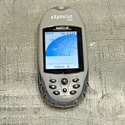 Magellan eXplorist 500 Handheld GPS Unit Portable Waterproof Geocaching 
