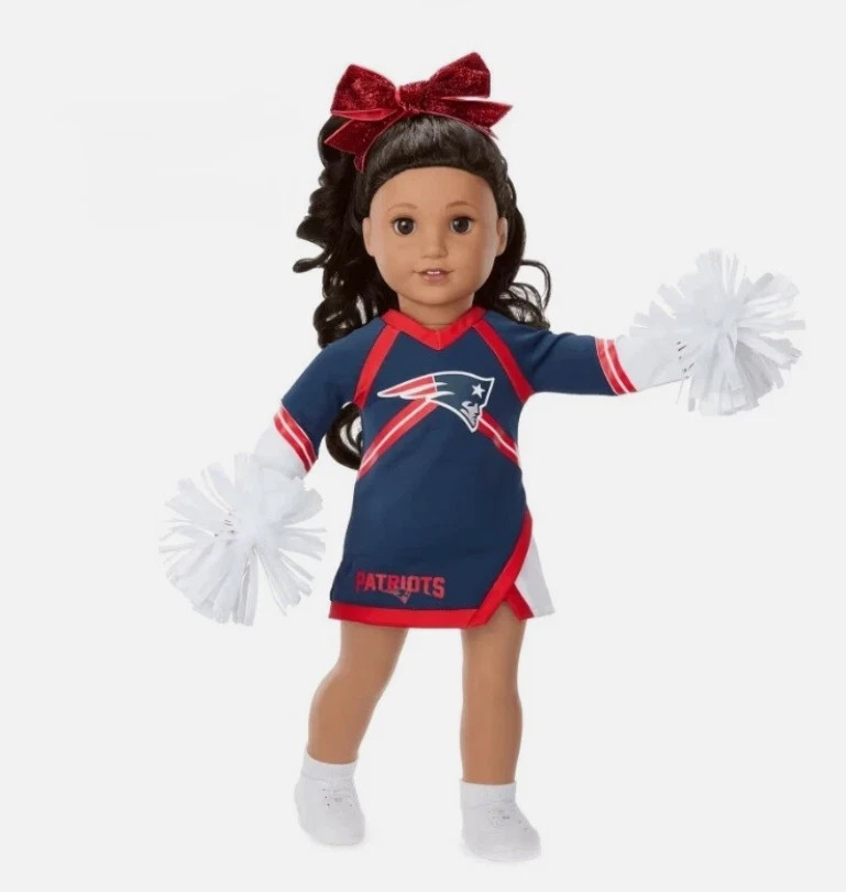 American Girl NEW ENGLAND PATRIOTS Cheer Uniform NFL Fan Gear   --  NO DOLL