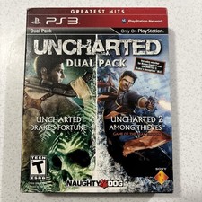 Uncharted Dual Pack (Sony PlayStation 3, 2011) PS3 Complete Tested