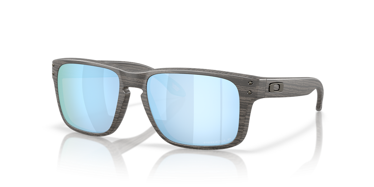 Oakley Holbrook S Woodgrain/Prizm Deep Water Polarized Sunglasses