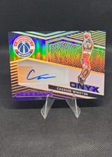 Cassius Winston 2020-21 Panini Obsidian Onyx Autographs Electric Etch 17/50