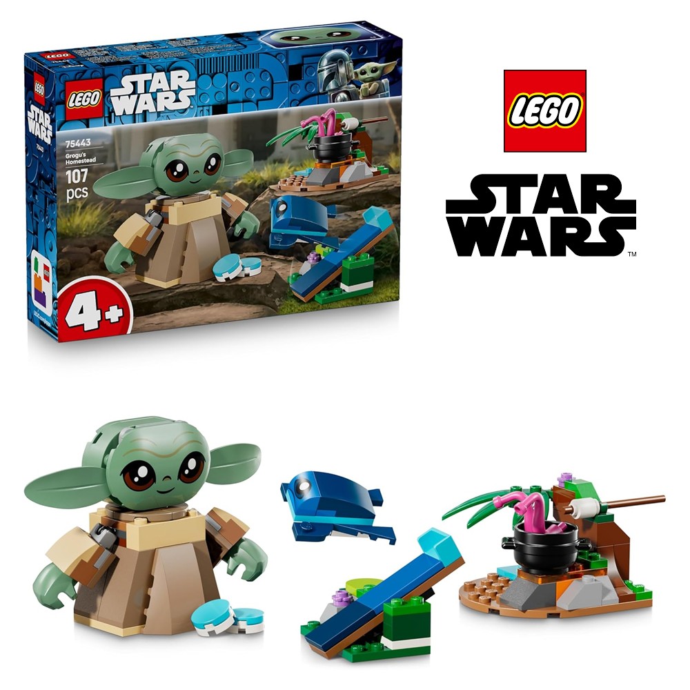 LEGO Star Wars 75443 La Casa di Grogu NUOVO SIGILLATO - Immagine 5