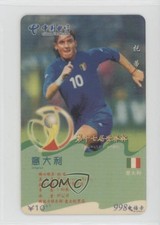 2002 China Telecom Phone Cards Francesco Totti 0cp0