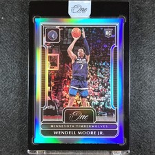2022-23 One And One Wendell Moore Jr. Rookie Base Blue 34/40