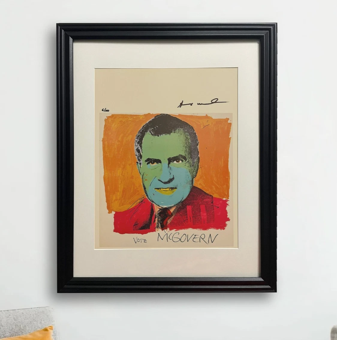 Lithographie Andy Warhol – Audrey Hepburn – Signée, Certificat Leo Castelli