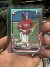 2023 Bowman Draft - Cooper Ingle #BD-85 Aqua & Pink Gradient /199 (RC)