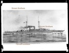 1920 US Tennessee Class Battleships 43 & 44 Damaged Pearl Harbor Glass Negative — photo 3