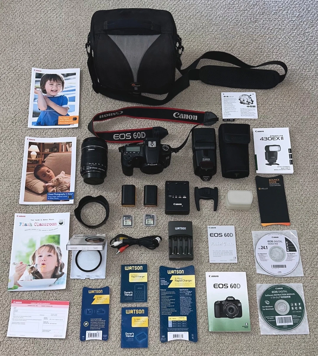 25+ Canon EOS 60D Digital Cameras with Interchangeable Lenses for