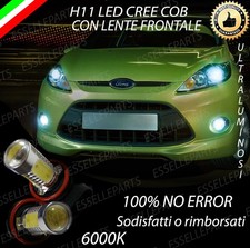 COPPIA LAMPADE FENDINEBBIA H11 LED CREE COB CANBUS FORD FIESTA 6 6000K
