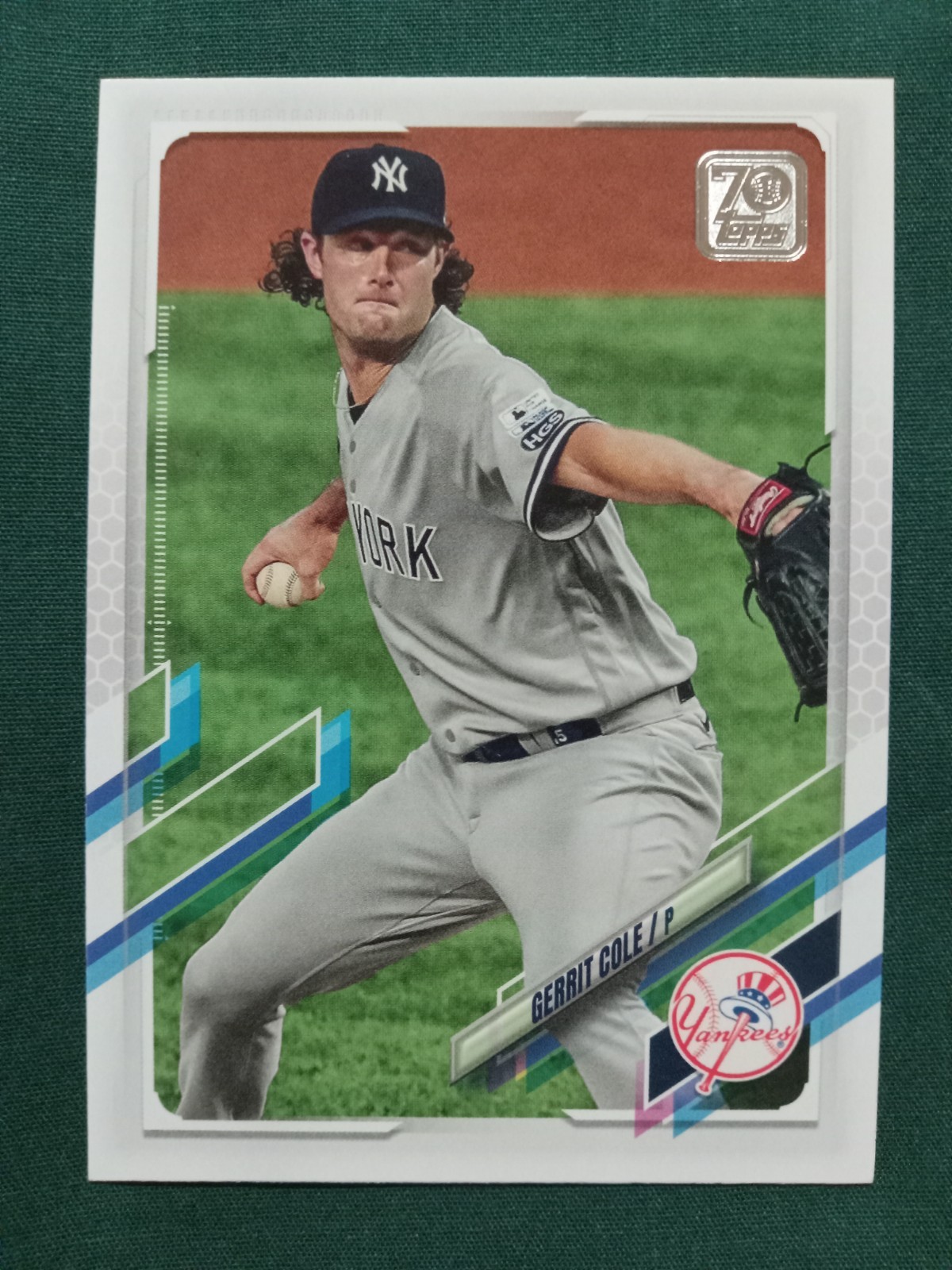 2021 Topps Gerrit Cole #95 NM New York Yankees Free Shipping
