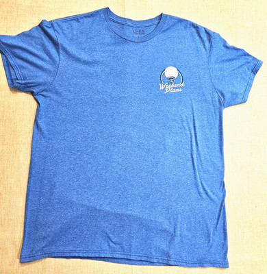 Weekend Plans Men's T-Shirt Golf Size L Blue Pre-Owned Cotton Blend Dad